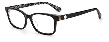 Premium Women Kate Spade Eyeglasses: Kariane / F - Black Pink - SpecSMART Eye Clinic (Diagonal View)